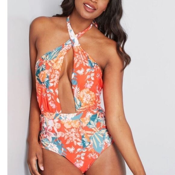 Modcloth Other - Modcloth Bethany floral one piece swimsuit NWT